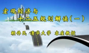 宏观经济与十二五规划解读视频教程 赖伟民 12讲 清华大学