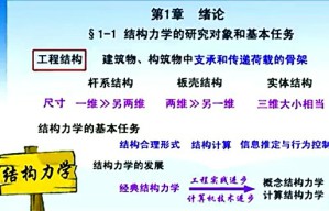 结构力学 上下视频教程 朱慈勉 161讲 同济大学