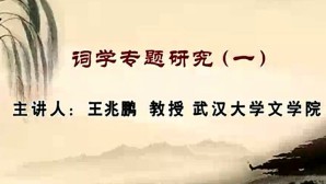 词学专题研究视频教程 王兆鹏 54讲 武汉大学