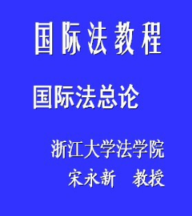 国际公法视频教程 宋永新 18讲 浙江大学
