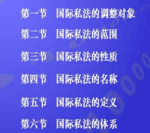 国际私法视频教程 严飞 42讲 浙江大学