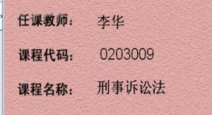 刑事诉讼法视频教程 李华 18讲 浙江大学