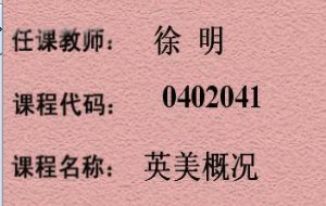 英美概况 英语专业教程视频教程 徐明 28讲 浙江大学
