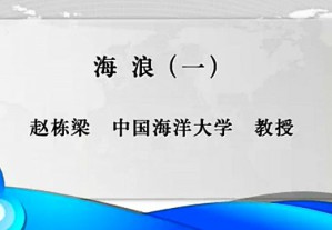 海浪视频教程 赵栋梁 57讲 中国海洋大学