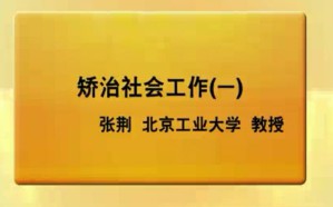 矫治社会工作视频教程 张荆 36讲 北京工业大学