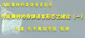 舞蹈身体语言的发展与种类视频教程 刘建 48讲 北京舞蹈学院