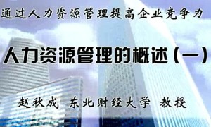 通过人力资源管理提高企业竞争力视频教程 赵秋成 29讲 东北财经大学