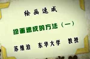 绘画速成视频教程 苏维治 9讲 东华大学