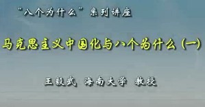 马克思主义中国化与八个为什么视频教程 王毅武 7讲 海南大学