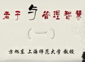 老子与管理智慧视频教程 方旭东 29讲 上海师范大学