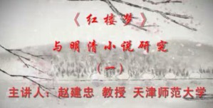 《红楼梦》与明清小说研究视频教程 赵建忠 48讲 天津师范大学