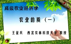 高级农业经济学视频教程 王征兵 42讲 西北农林科技大学