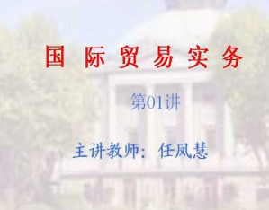 国际贸易实务视频教程 48讲 东南大学