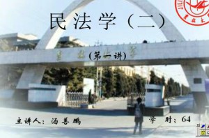 民法分论视频教程 68讲 吉林大学