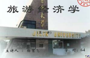 旅游经济学视频教程 64讲 吉林大学