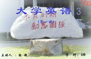新视野英语(3)视频教程 61讲 吉林大学