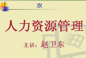 人力资源管理视频教程 46讲 电子科技大学