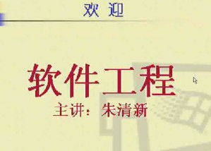 软件工程视频教程 30讲 电子科技大学