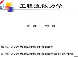 工程流体力学视频教程 30讲 中国石油大学