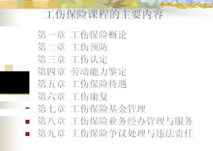 工伤保险视频教程 30讲 中国石油大学