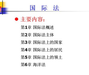 国际法视频教程 37讲 中国石油大学