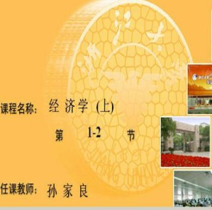 经济学视频教程 孙家良 44讲 浙江大学