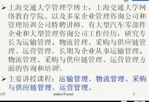 国际货物运输管理视频教程 44讲 上海交通大学