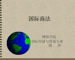 国际商法视频教程 28讲 上海交通大学