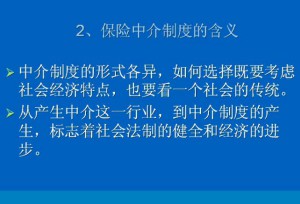 保险中介视频教程 13讲 南开大学
