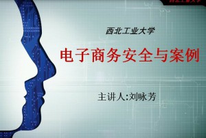 电子商务安全与案例视频教程 刘咏芳 36讲 西北工业大学