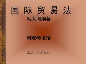 国际贸易法视频教程 刘晓琴 48讲 西北工业大学