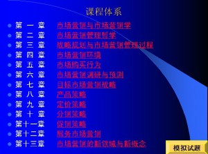 市场营销学视频教程 周琳 35讲 西北工业大学