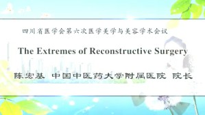 四川省医学会第六次医学美学与美容学术会议视频教程 陈宏基 1讲 北京中医药大学