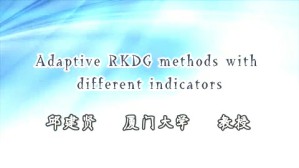 Adaptive RKDG methods with different indicators视频教程 邱建贤 1讲 南京大学