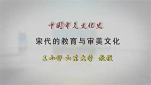 宋代的教育与审美文化视频教程 王小舒 1讲 山东大学