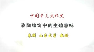彩陶绘饰中的生殖意味视频教程 廖群 1讲 山东大学