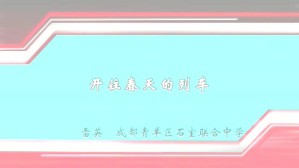 开往春天的列车视频教程 雷英 1讲 成都青羊区石室联合中学