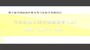 第十届全国昆虫区系分类与分布学术研讨会视频教程 任国栋 2讲 河北大学