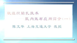 软组织贴扎技术-肌内效布应用简介视频教程 陈文华 3讲 上海交通大学