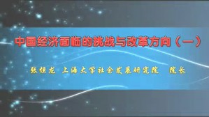 中国经济面临的挑战与改革方向视频教程 张恒龙 3讲 上海大学