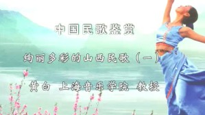 中国民歌鉴赏视频教程 黄白 3讲 上海音乐学院