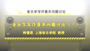 音乐学写作基本问题讨论视频教程 韩锺恩 3讲 上海音乐学院