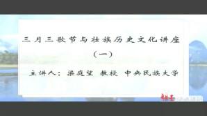 辉煌的历史-灿烂的未来视频教程 梁庭望 3讲 中央民族大学