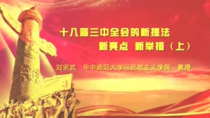 解析十八届三中全会视频教程 刘宗武 3讲 华中师范大学