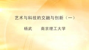 艺术与科技的交融与创新视频教程 杨武 3讲 南京理工大学