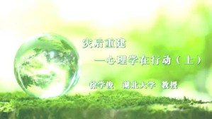 灾后重建-心理学在行动视频教程 徐学俊 3讲 湖北大学