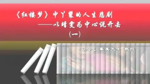 《红楼》中丫鬟的人生悲剧-以晴雯为中心说开去视频教程 王人恩 3讲 集美大学