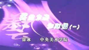 我的方法和对话视频教程 徐冰 4讲 中央美术学院