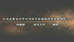 从历史看当今中日间关于东海经济开发的争议视频教程 何慈毅 4讲 南京大学