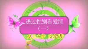 透过性别看爱情视频教程 沈奕斐 4讲 复旦大学